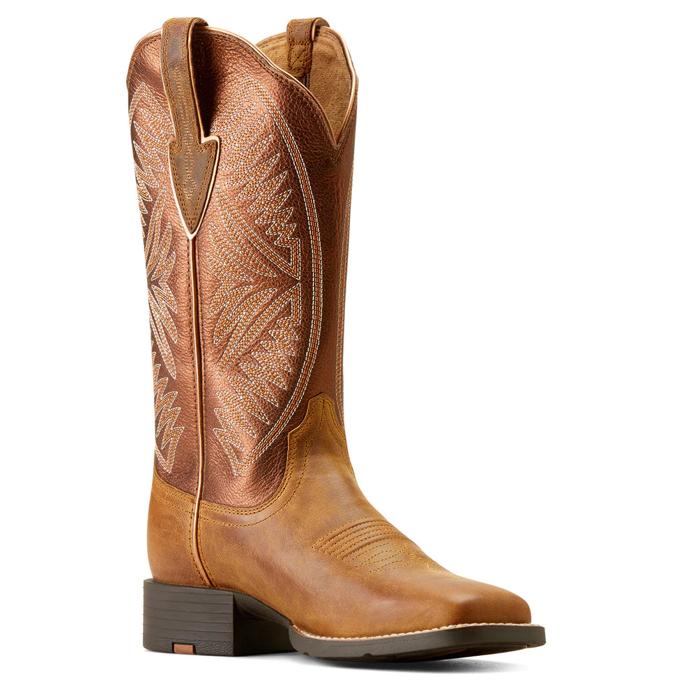 Ariat - Womens Round Up Chestnut Ruidoso Boots