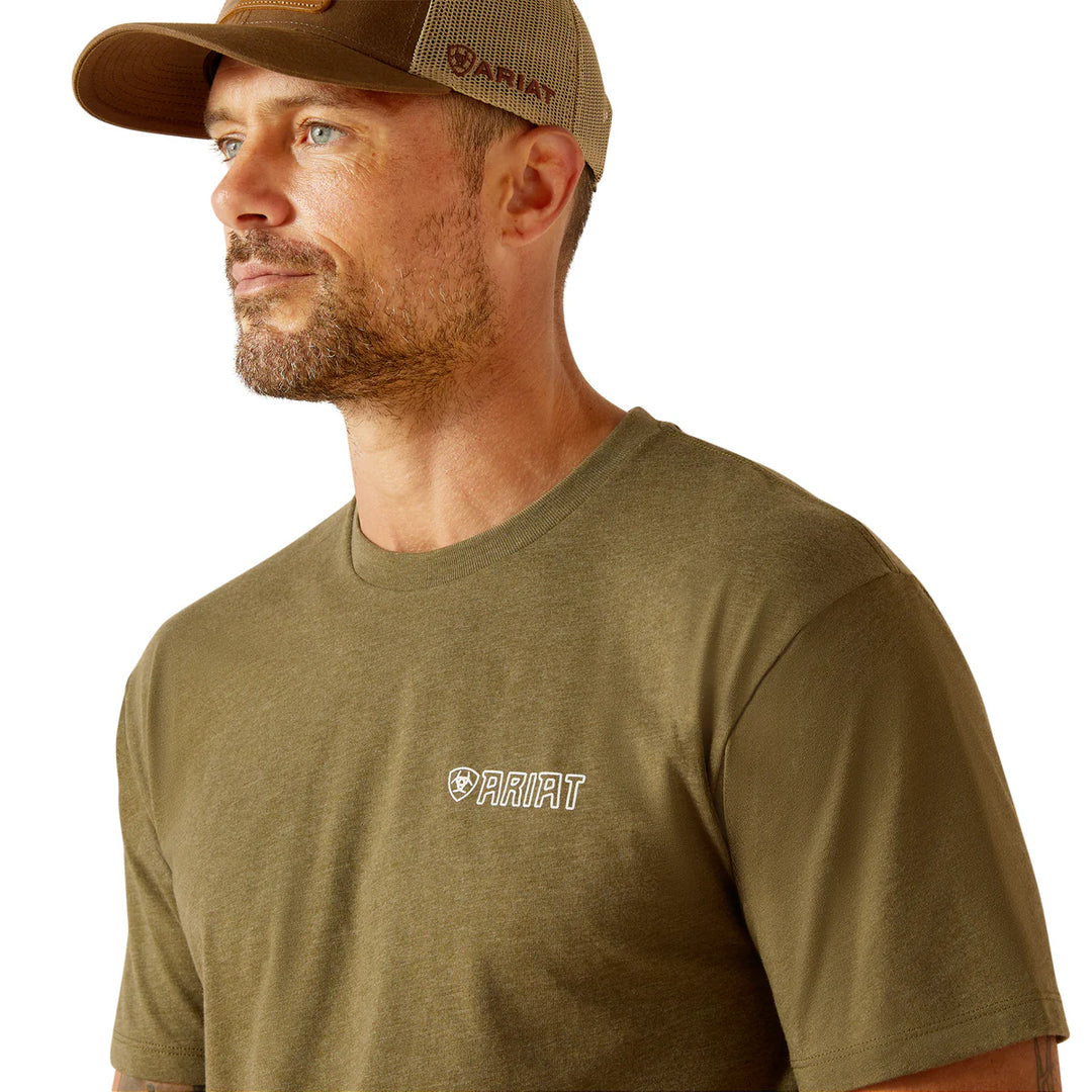 Ariat - Mens Outline Wing Tee