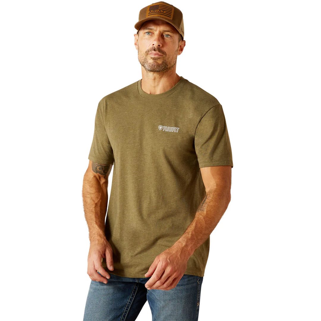 Ariat - Mens Outline Wing Tee