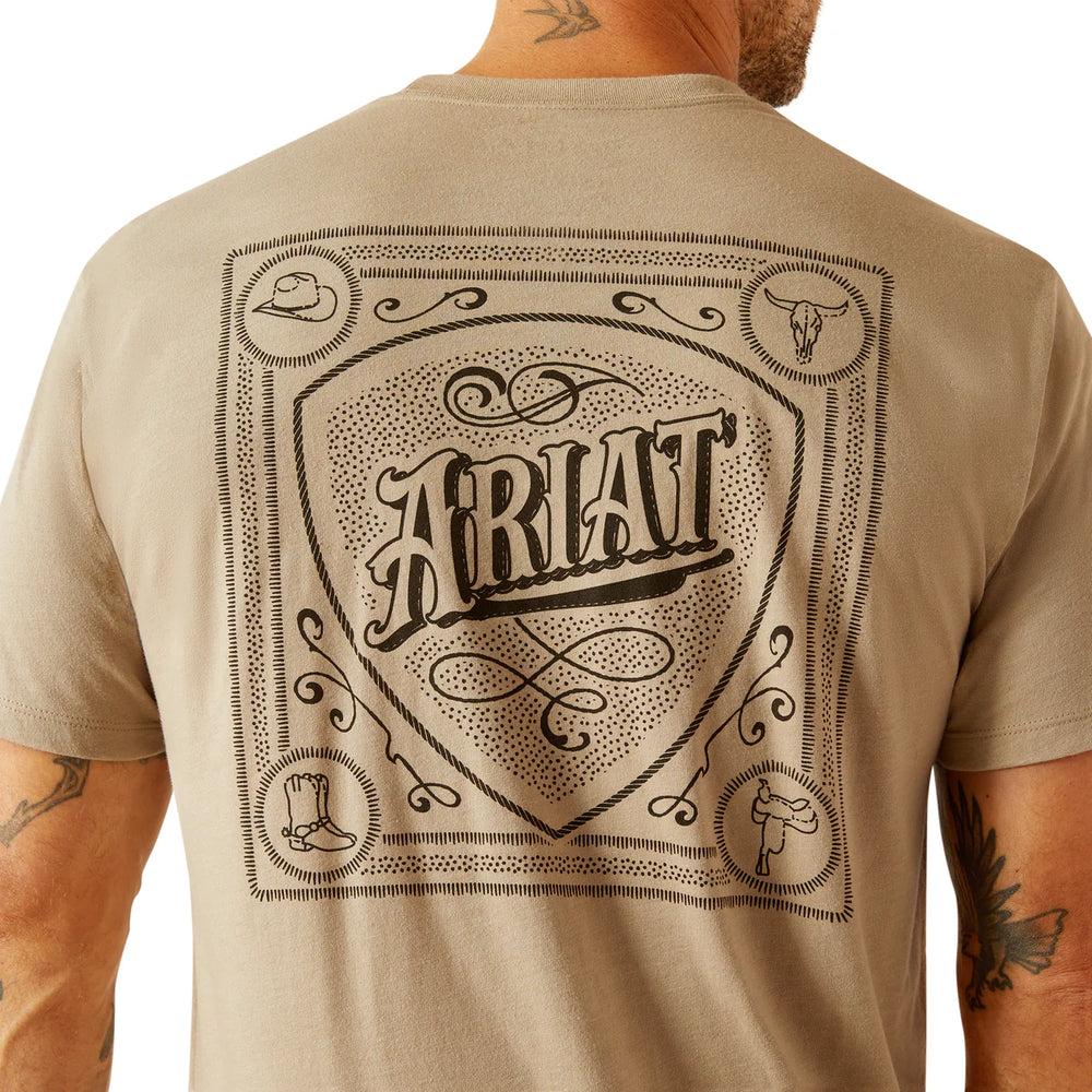 Ariat - Mens Bandana Script Tee