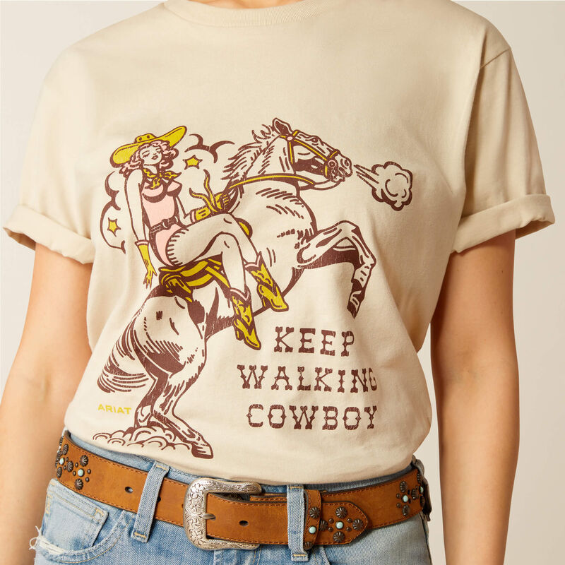 Ariat - Womens Keep Walkin' Cowboy T-Shirt