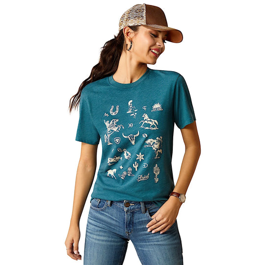 Ariat - Womens Sketch Pad T-Shirt