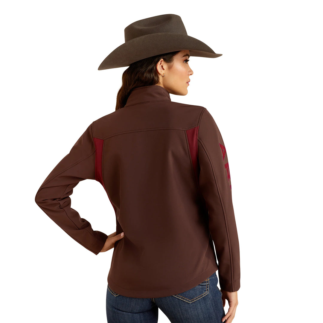 Ariat - Womens Chocolate Plum Team Softshell Jacket