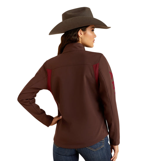 Ariat - Womens Chocolate Plum Team Softshell Jacket