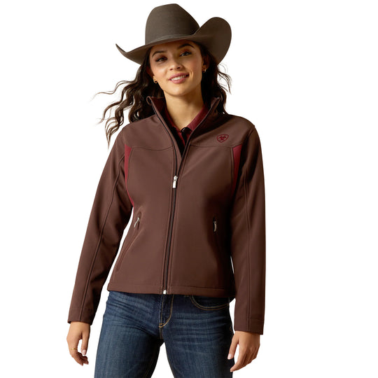 Ariat - Womens Chocolate Plum Team Softshell Jacket