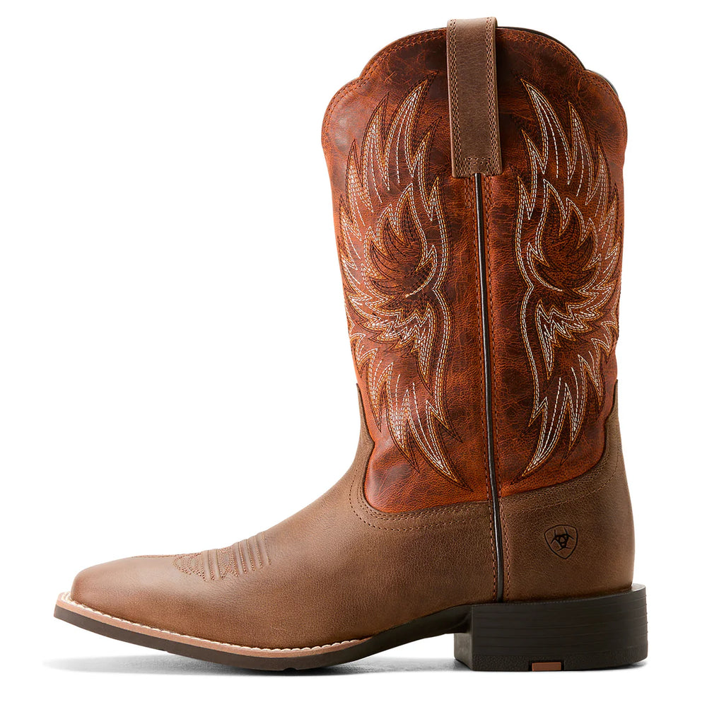 Ariat - Mens Sports Rider Vintage Oak/ Rustic Orange