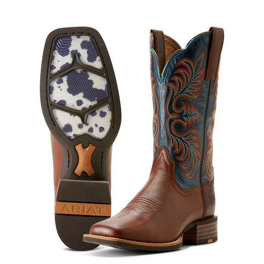 Ariat - Womens Gillette Vintage Caramel/ Endless Sea Boots