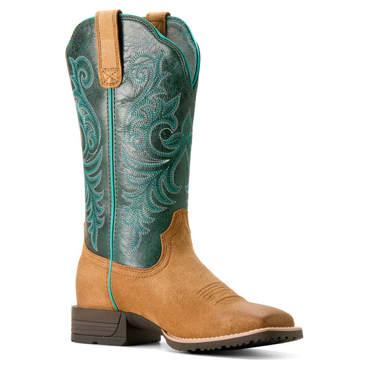 Ariat - Womens Hybrid Ranch Time Deep Teal Boot