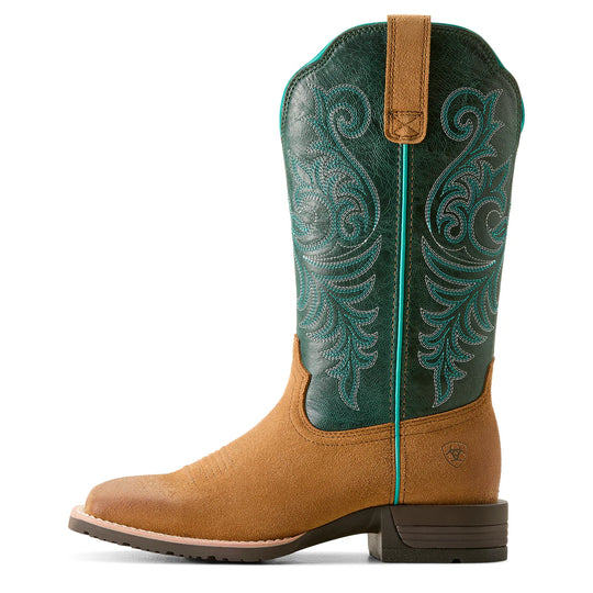 Ariat - Womens Hybrid Ranch Time Deep Teal Boot