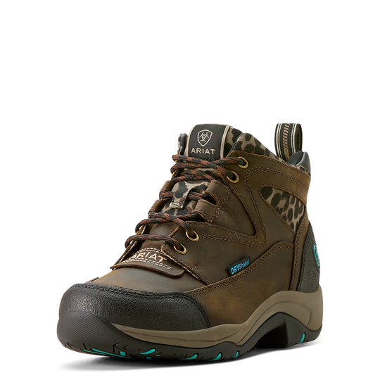 Ariat - Women's Terrain Waterproof Choc/ Camo Leopard