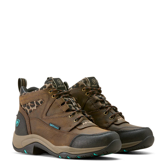 Ariat - Women's Terrain Waterproof Choc/ Camo Leopard