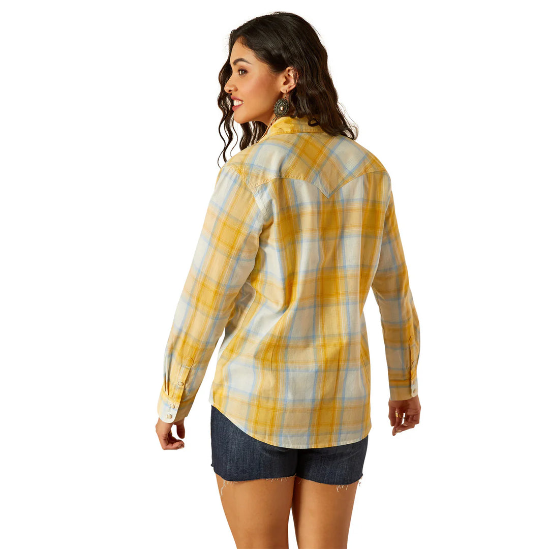 Ariat - Womens Daisy Shirt Honeybee Plaid