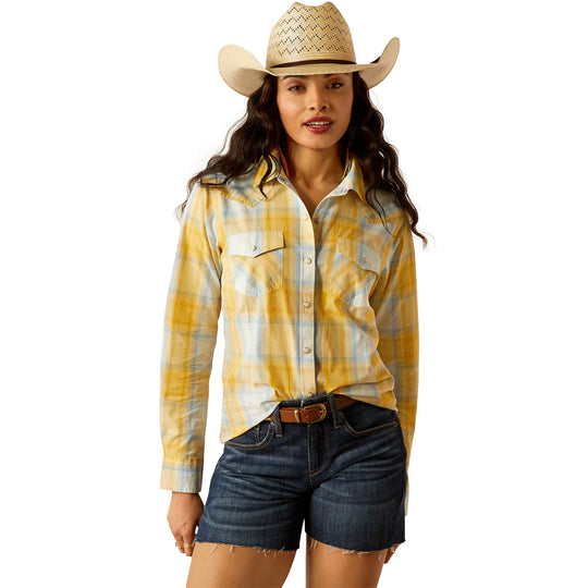 Ariat - Womens Daisy Shirt Honeybee Plaid