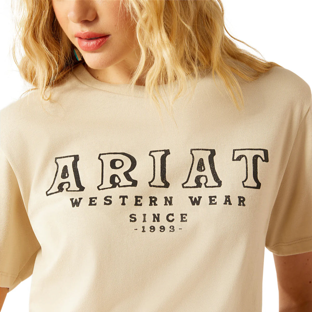 Ariat - Women's Cream Western Wear Tee