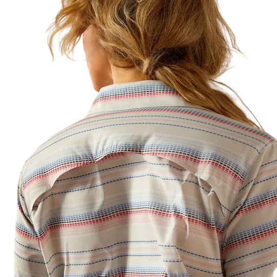 Ariat - Womens VenTek Stretch Shirt Multi Stitch Stripe