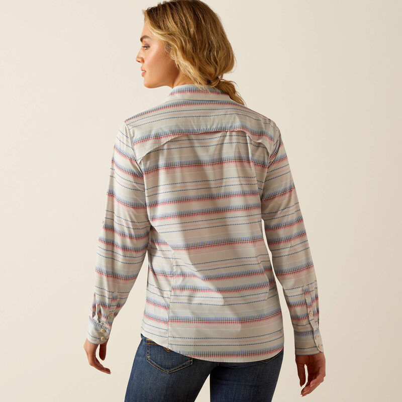 Ariat - Womens VenTek Stretch Shirt Multi Stitch Stripe