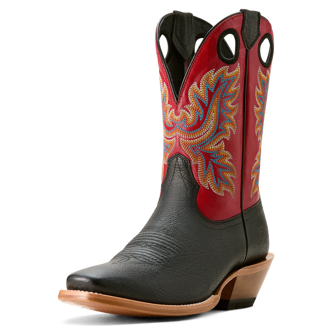 Ariat - Mens Bronc Stomper Black/Red