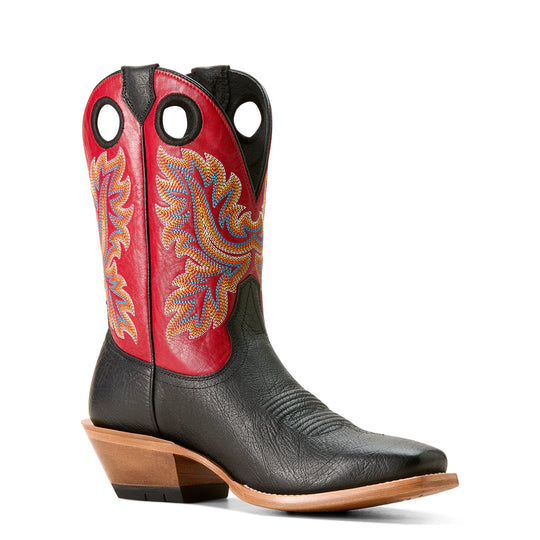 Ariat - Mens Bronc Stomper Black/Red