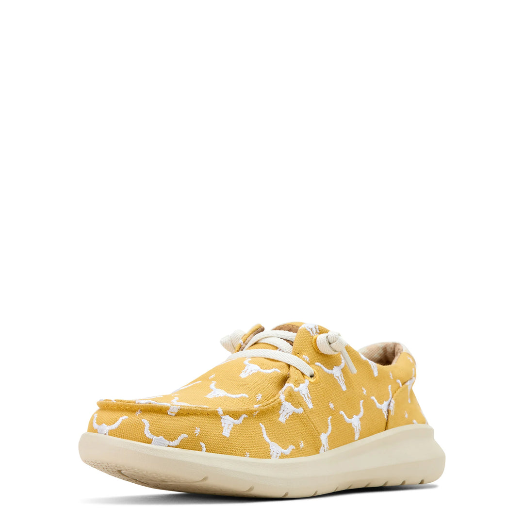 Ariat - Womens Doodle Mustard Steer Hilo