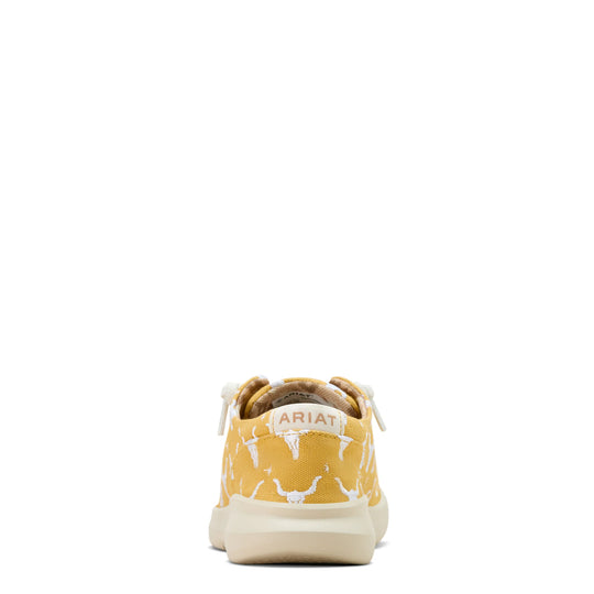 Ariat - Womens Doodle Mustard Steer Hilo