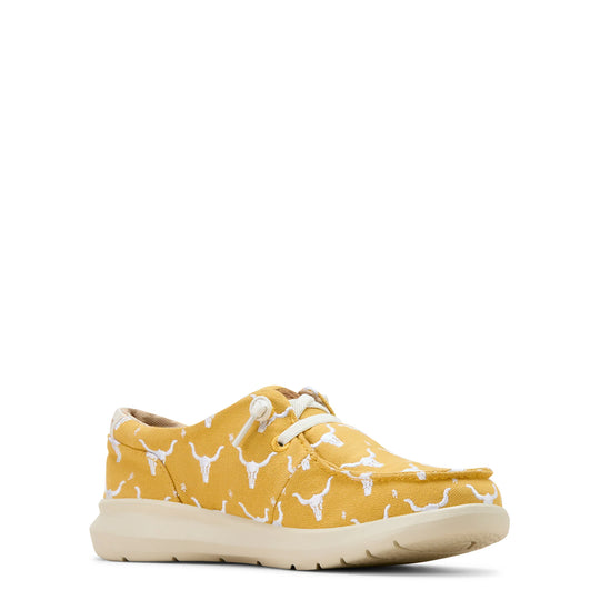 Ariat - Womens Doodle Mustard Steer Hilo