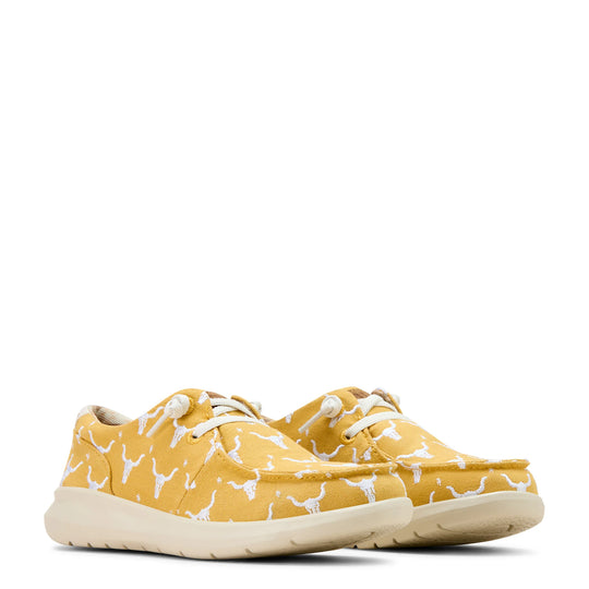 Ariat - Womens Doodle Mustard Steer Hilo