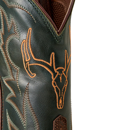 Ariat - Mens Sport Rodeo Cowboy Green Boots