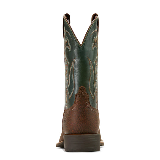 Ariat - Mens Sport Rodeo Cowboy Green Boots