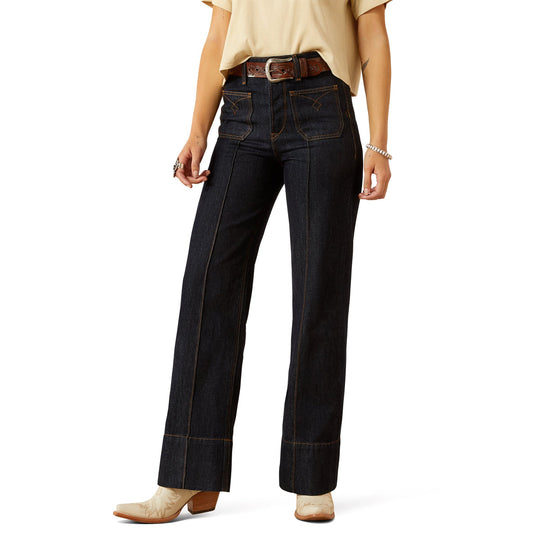 Ariat - Ultra High Rise Tomboy Utility Wide Leg Jeans