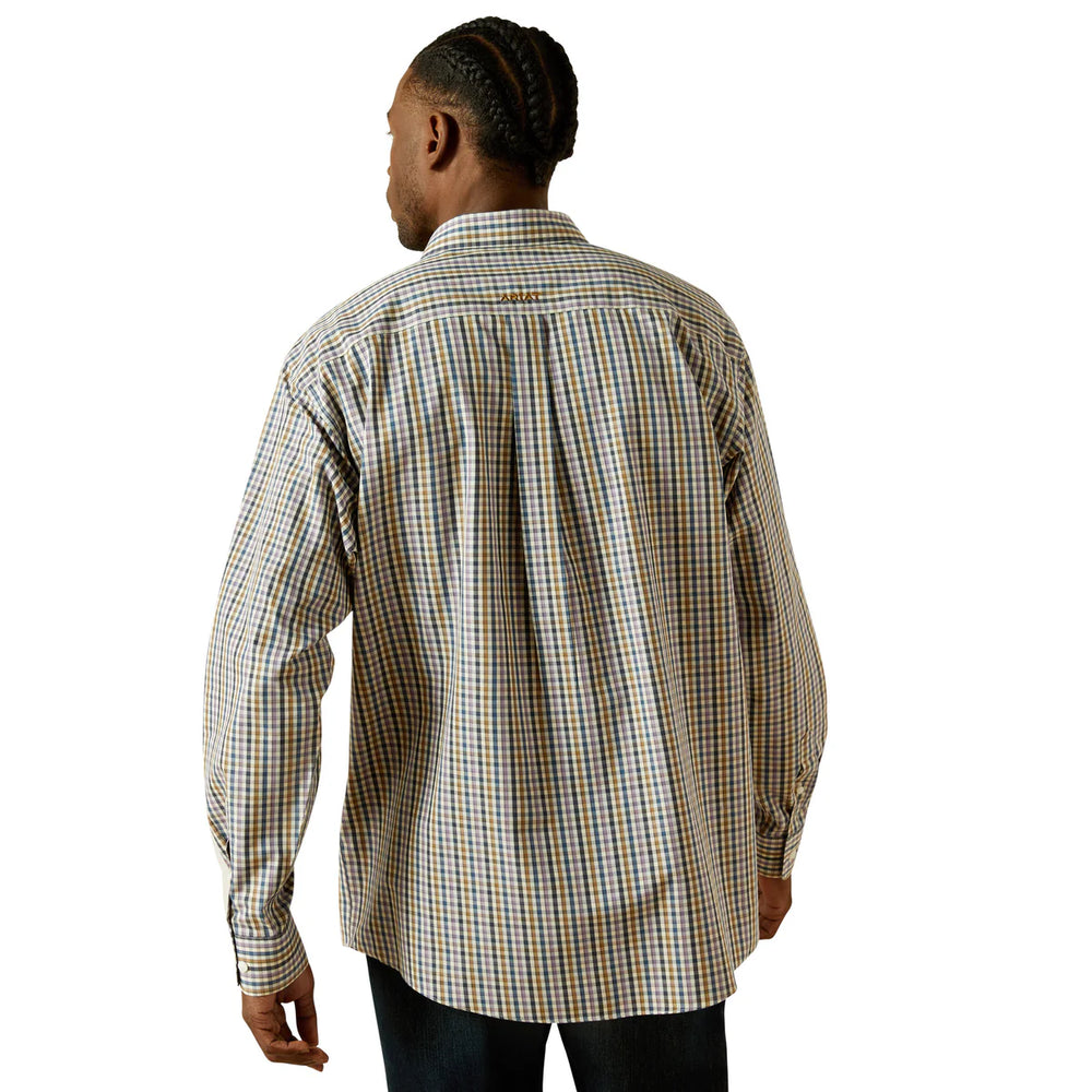 Ariat - Men's Wrinkle Free Dusty LS Arena Shirt Purple