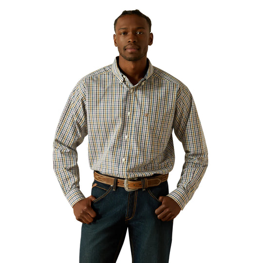 Ariat - Men's Wrinkle Free Dusty LS Arena Shirt Purple