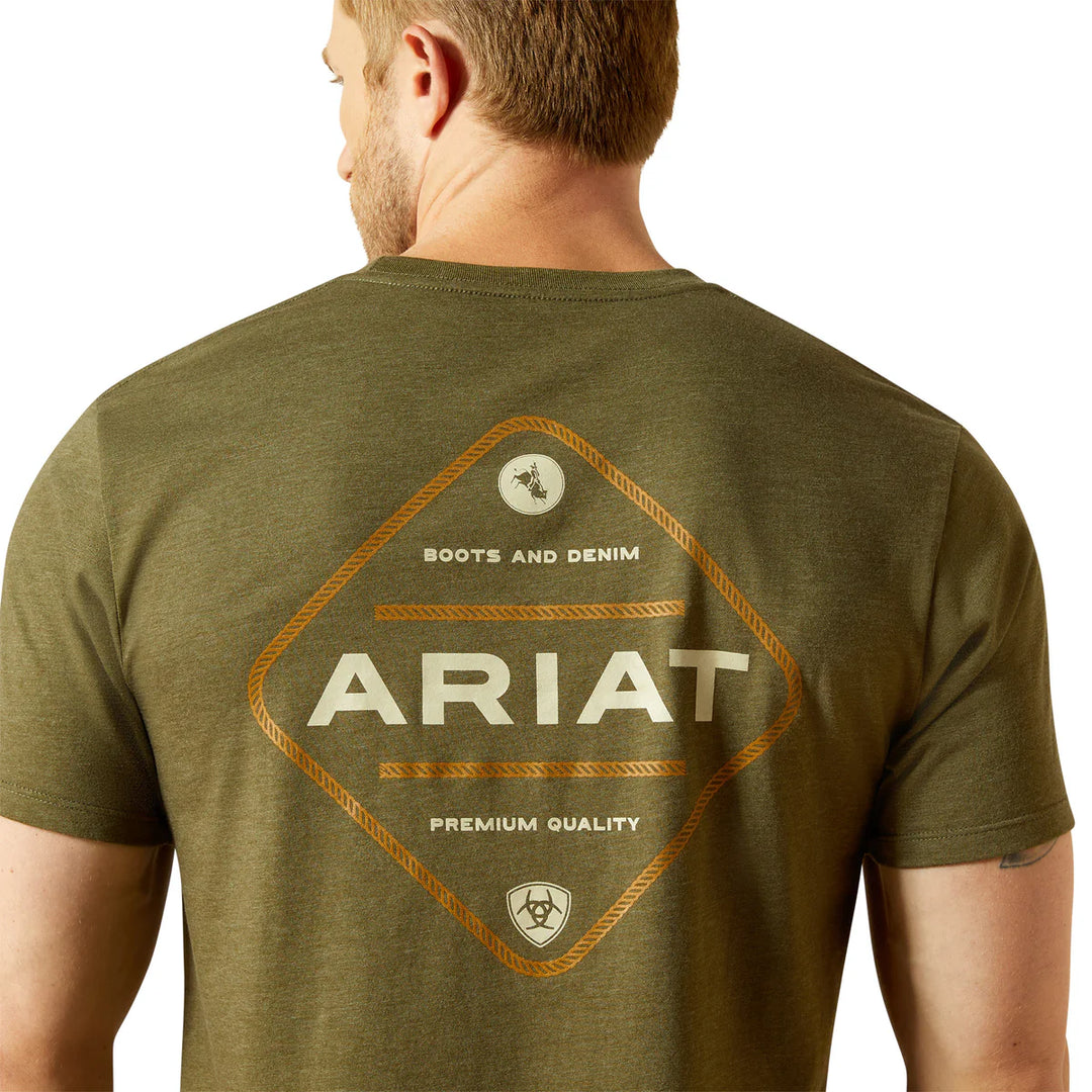 Ariat - Mens Roped Diamond T-Shirt