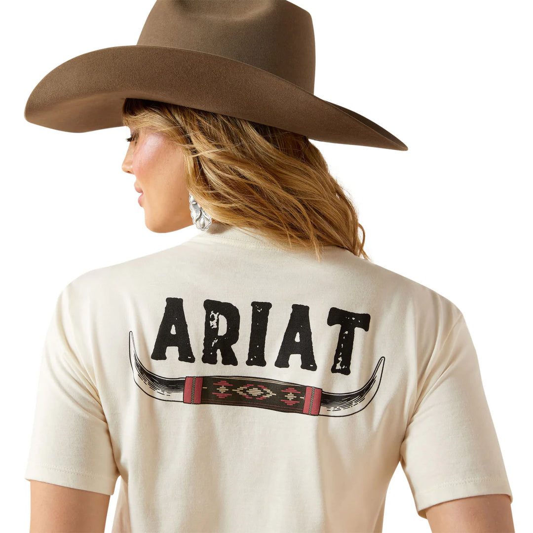 Ariat - Womens Ariat Bull Horns T-Shirt