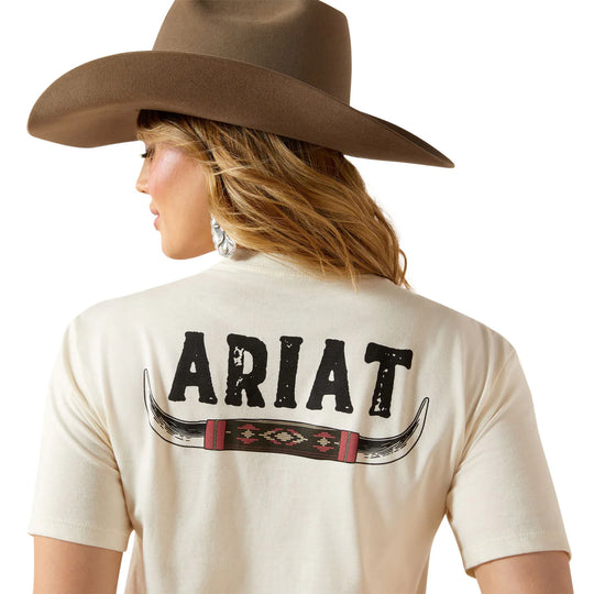 Ariat - Womens Ariat Bull Horns T-Shirt