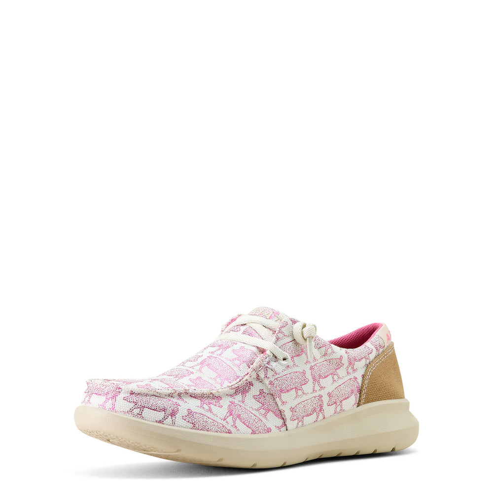 Ariat - Womens Pink Piggy Print Hilo