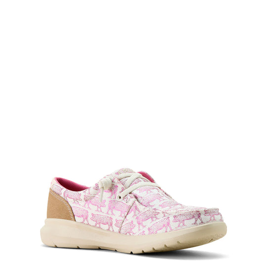 Ariat - Womens Pink Piggy Print Hilo