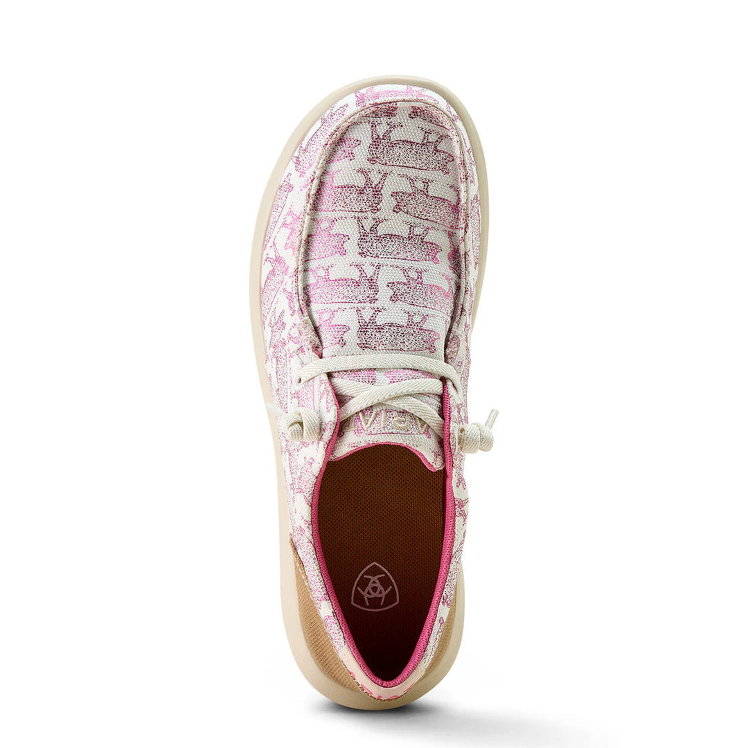 Ariat - Womens Pink Piggy Print Hilo