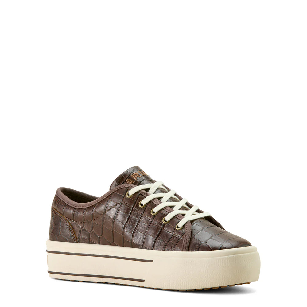 Ariat - Womens Luxe Espresso Croc Print Skylar