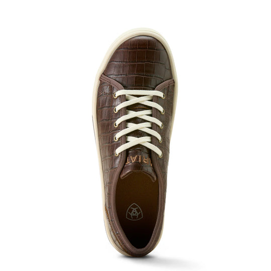 Ariat - Womens Luxe Espresso Croc Print Skylar