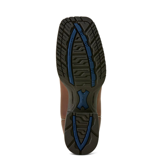 Ariat - Womens Hybrid Ranch Worn Denim Wide Square Toe Boot