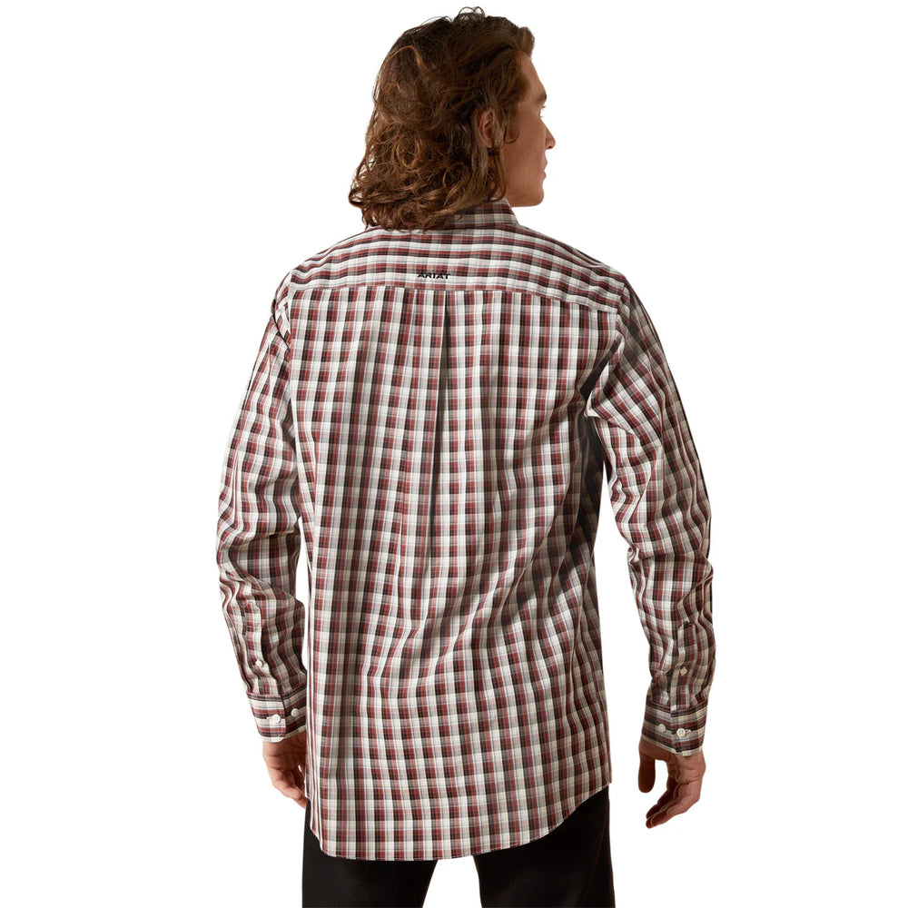 Ariat - Men's Wrinkle Free Atlas Fitted Shirt Brown