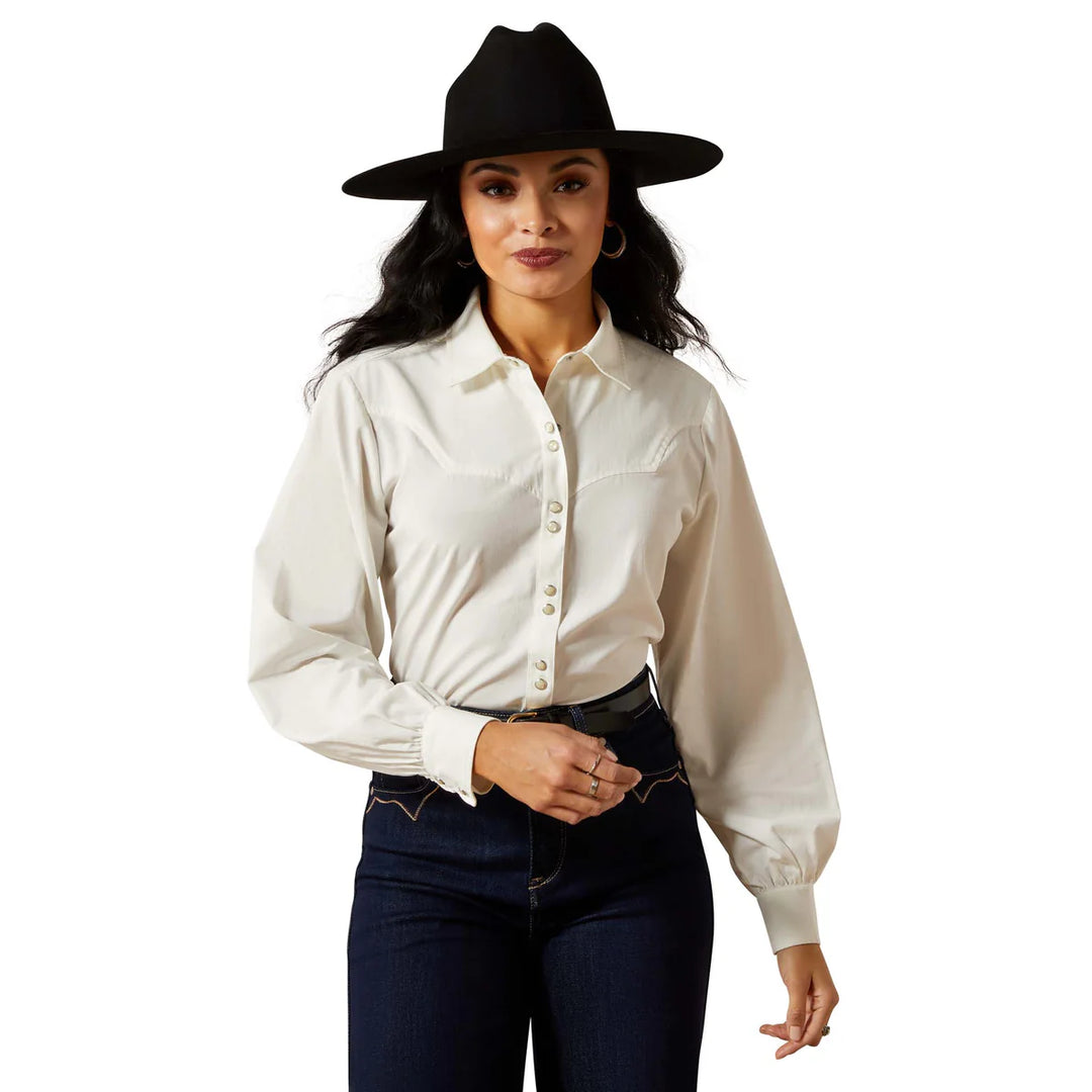 Ariat - Women's Jolie Shirt White Alyssum