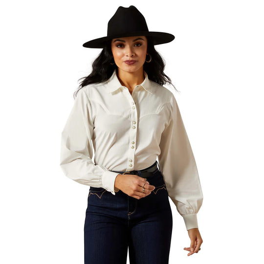 Ariat - Women's Jolie Shirt White Alyssum