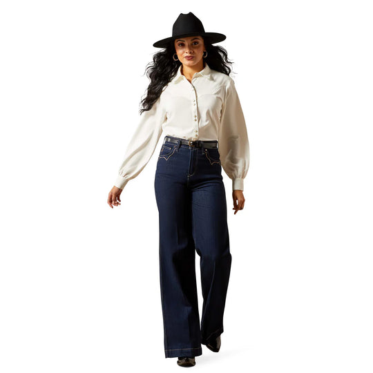 Ariat - Women's Jolie Shirt White Alyssum