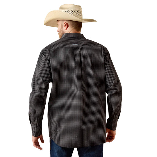 Ariat - Mens Pro Series Triston Black Classic Fit LS Shirt