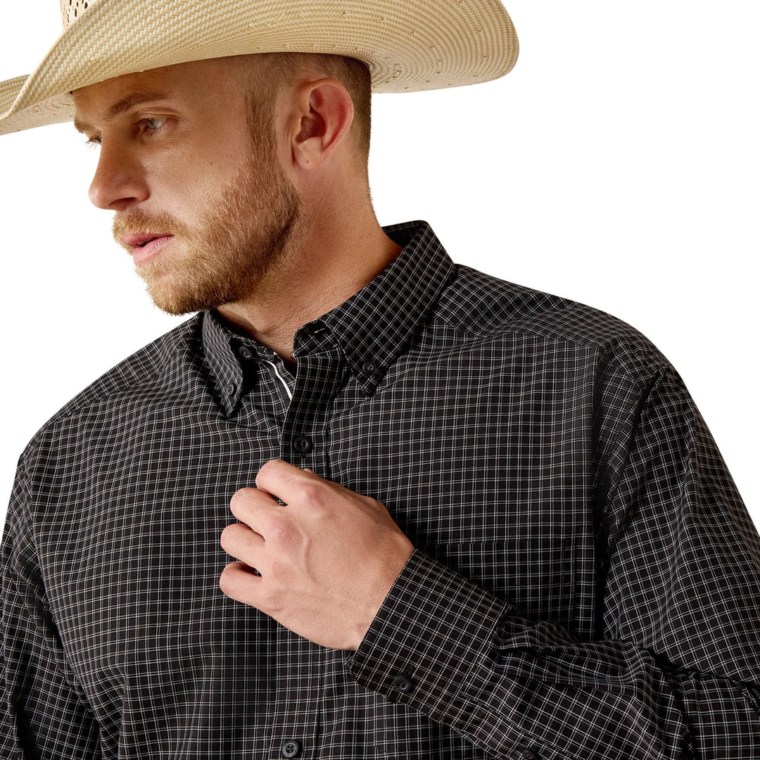 Ariat - Mens Pro Series Triston Black Classic Fit LS Shirt