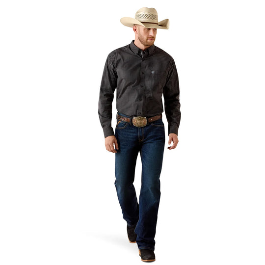 Ariat - Mens Pro Series Triston Black Classic Fit LS Shirt