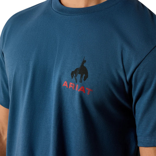 Ariat - Mens Flag Bronco Classic Fit T-Shirt