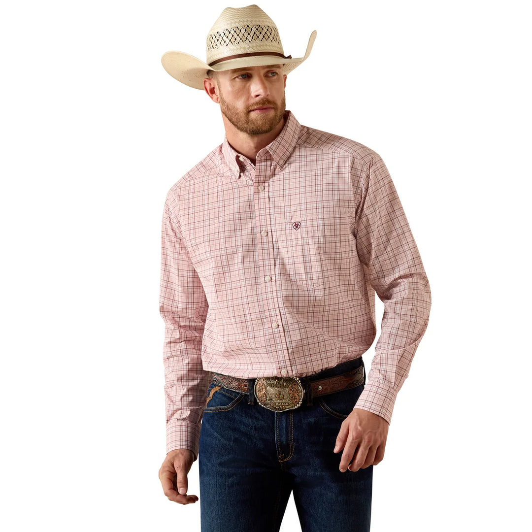 Ariat - Mens Pro Series Theoden Peach Classic Fit LS Shirt