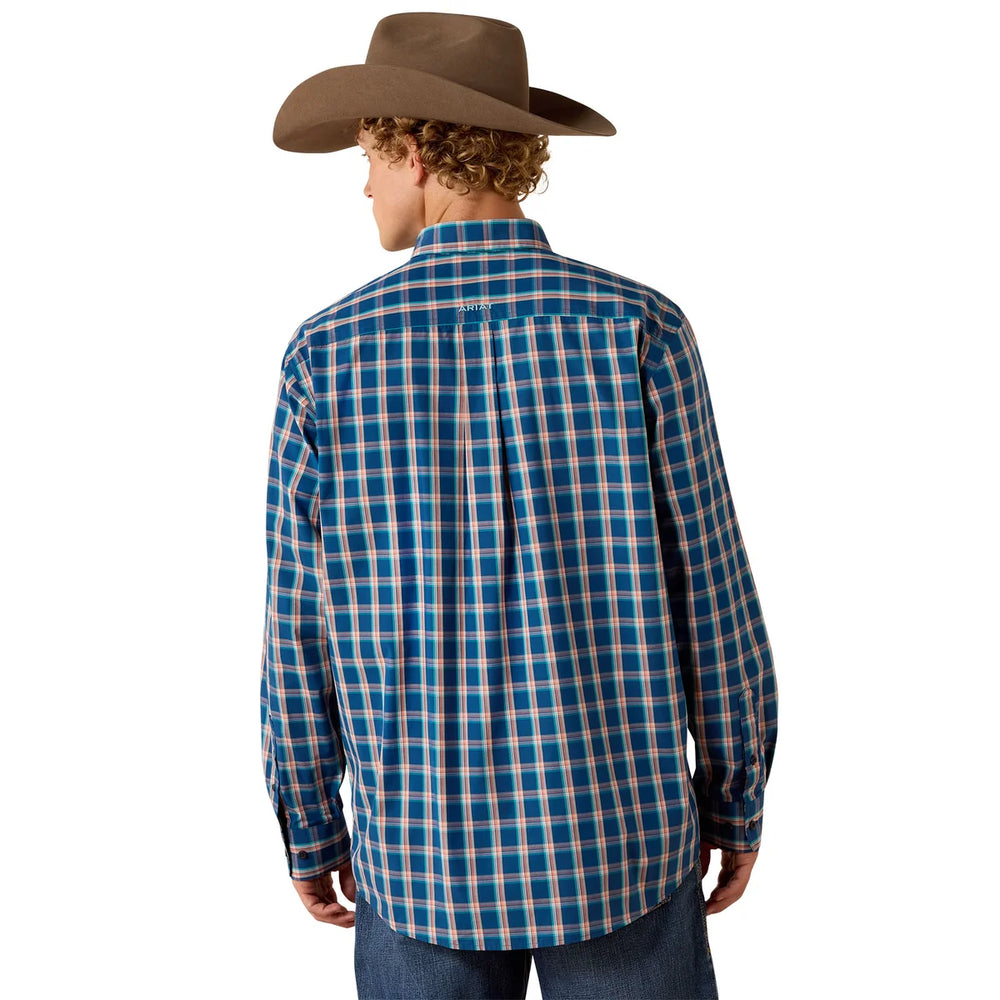 Ariat - Men's Pro Series Jackson Poseidon Plaid Classic Fit Shirt